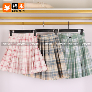 Faldas de algodón vintage usadas mixtas Geryon, pacas de 45kg y 50kg, limpias, 90-98% nuevas, estilo de moda, faldas cortas JK de verano para mujer, exportación a granel - Product Image 5