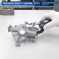 Carter de générateur onduleur OEM moulé sous pression en ADC12, usiné CNC de précision ±0,02 mm, testé pour la tenue des fuites, pour pièces H175i H122i 168F 170F