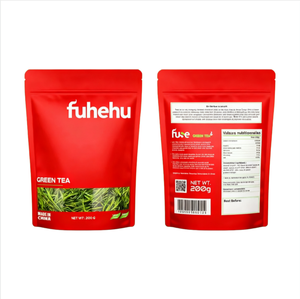 Logotipo personalizado huecograbado impreso resistente a la humedad Mylar soporte bolsa cremallera superior papel de aluminio para té aperitivos dulces Sushi embalaje - Product Image 2