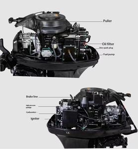 Chất lượng cao 703cc động cơ phía ngoài 2 đột quỵ 40hp thuyền phía ngoài động cơ động cơ - Product Image 4