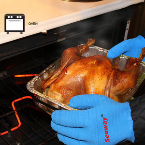 Seeway waterdichte lange mouwen stoombestendige grip handschoenen voor cabinepersoneel - Product Image 6