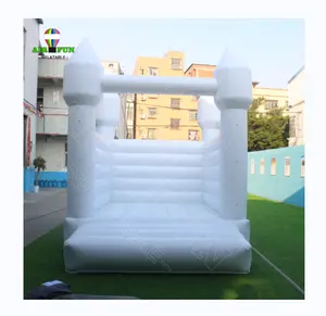 Airfun Adult commercial party bouncer inflatable bouncy castle wedding white bounce house slide