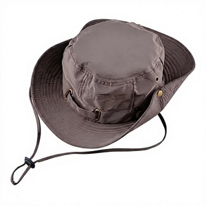 Sombrero de Pescador Ajustable, Transpirable, Impermeable, con Protección UV, Bordado, Unisex, para Adultos, para Actividades al Aire Libre, Primavera/Verano, Casual, Multipanel - Product Image 1