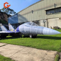 Nuevo diseño de publicidad, helicóptero inflable de PVC, globo inflable de avión gigante con luces LED a la venta