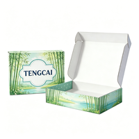 Boîte cadeau en carton ondulé personnalisée avec gaufrage et pelliculage mat, recyclable, taille personnalisée pour usage cosmétique