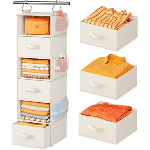 Organisateur de placard multifonctionnel suspendu avec étagères de rangement et porte-chapeaux pour salle de bain et garage - Conception murale - Product Image 1