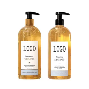 Custom Private Logo Zachtjes Shampoo Hydrateren Voedende Droge Haarverzorging Shampoo Producten