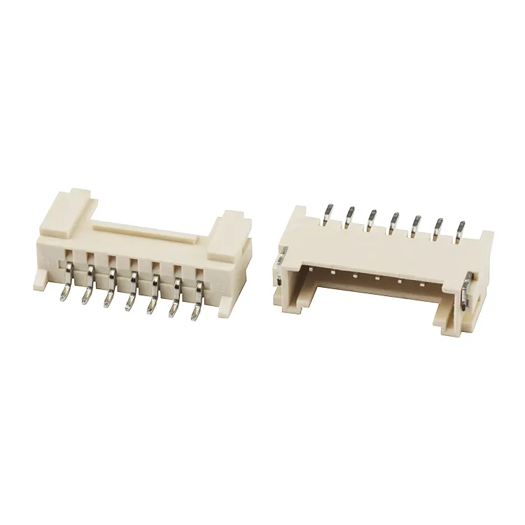 90 derece 2.0mm Pitch gofret konektörü 2-16P SMD kıvrım tipi tel kurulu konektörü