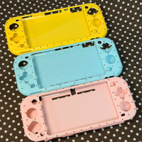 Coque de protection rigide en PC à pois pour console de jeu Nintendo Switch Lite, accessoires de coque antichoc en TPU pour Switch/OLED