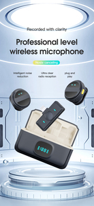 Huayi Voice SX21 لاسلكي ميكروفون Lavalier إلغاء الضوضاء ل TikTok يوتيوب تسجيل الفيديو الدفق - Product Image 2