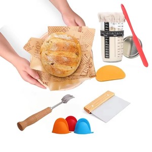 Kit de iniciación para panadería con cepillo completo, batidor de huevos danés, cesta de fermentación para pan de caña - Herramientas de repostería - Product Image 3