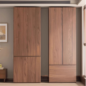 Latest Modern Storage Cabinet Wall Simple Design <strong>Wooden</strong> 3 Door Organizer Wardrobe Furniture Cloth <strong>Cupboard</strong> - Product Image 5