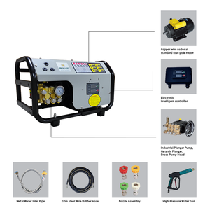 Paquete Completo de Equipamiento para Estudio de Detallado de Autos, Lavadora Eléctrica de Alta Presión, Mezclador de Líquido de Limpieza a Presión, Enrollador de Manguera - Product Image 4