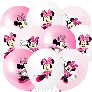 Décorations de fête d'<span class=keywords><strong>anniversaire</strong></span> <span class=keywords><strong>Minnie</strong></span> Mouse rose pour 16 invités, fournitures pour servir avec bannière Joyeux <span class=keywords><strong>Anniversaire</strong></span>, nappe, kit de vaisselle jetable - Product Image 2