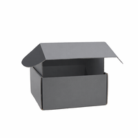 Boîte d'emballage postale en carton ondulé kraft pour vêtements, cosmétiques, pliables et colorés sur mesure, pour expédition et cadeaux