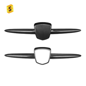 Shasha ป้ายคาร์บอนกรอบตัดอุปกรณ์เสริมภายนอกคาร์บอนไฟเบอร์สําหรับ Abarth 595 Fiat <span class=keywords><strong>500</strong></span> - Product Image 6