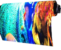 Pantalla LED Enrollable Ultrafina, Portátil, Flexible, Módulo Suave, Pantalla LED de Pared para Bodas, Uso en Interiores