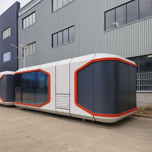 Espace Capsule Mobile Home Lit Hôtel Cabine Préfabriqué Conteneur Modulaire Petite Capsule Chambre Avec Cuisine et Salle De Bains - Product Image 1
