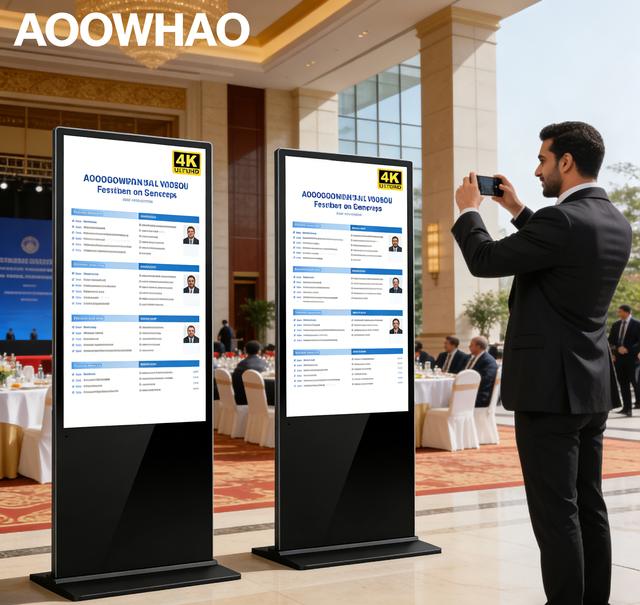 Factory Price Advertising Indoor LCD Display Screen Video Wall Panel Digital Kiosk for Shopping Mall 32 43 55 65 75 86Inch