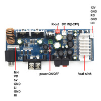 Carte d'amplificateur de puissance Audio CA-3116AS 2.0 canaux 8-24V 2*100W Module d'amplificateur de puissance double canal TPA3116