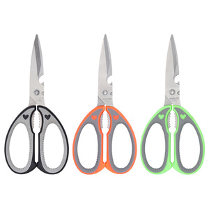 <b>Kitchen</b> <b>Scissors</b> Stainless Steel Straight Head Multi Purpose For Home Use Cutting Chicken Bones Fish Cleaning Grilling Meat - Product Image 3