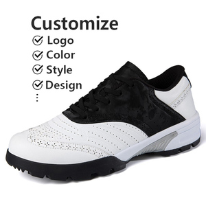Chaussures de <span class=keywords><strong>golf</strong></span> pour hommes personnalisées OEM, légères, confortables, avec amorti et empeigne en maille souple, pour l'été et l'hiver - Product Image 4