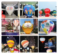 Ballon publicitaire gonflable géant personnalisé pour festival, ballon à air chaud gonflable pour la décoration d'événements en extérieur