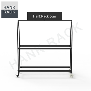 عرض متجر للإطارات مع عجلات للعجلات عرض ترويجي لإطارات العجلات حامل لإطارات محمول للتخزين - Product Image 5