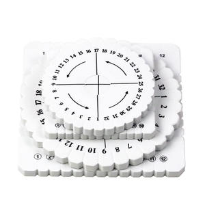 <span class=keywords><strong>Disco</strong></span> de <span class=keywords><strong>Kumihimo</strong></span> de punto redondo de gran tamaño, cuerda trenzada, nudo, placa de tejido, tablero de diseño de joyería - Product Image 4