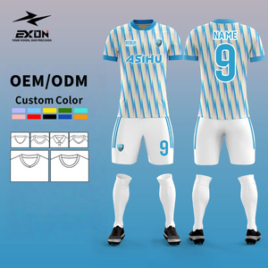 Jersey Sepak Bola EXON Profesional Berkualitas Thailand, Terinspirasi Acara Dunia, dengan Logo Silikon Sublimasi atau Bordir - Product Image 1