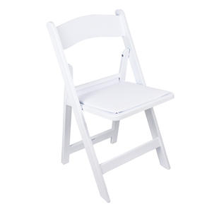 Wholesale Top Quality Outdoor Foldable <strong>Chair</strong> Wedding Event Plastic Wimbledon Garden <strong>Chairs</strong> White Resin <strong>Folding</strong> <strong>Chair</strong> - Product Image 4