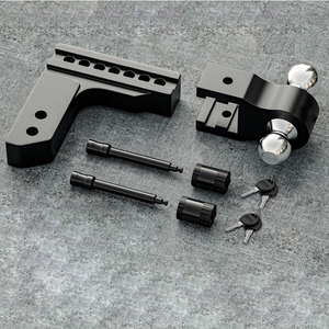 Có thể điều chỉnh Trailer Hitch Heavy Duty nhôm <span class=keywords><strong>Tow</strong></span> cản trở cho xe tải thời tiết đôi chống trộm khóa Hitch pins - Product Image 2