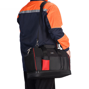 Bolsa de Almacenamiento de Herramientas Profesional con Múltiples Bolsillos - Estuche de Técnico de Tela Resistente 600D con Asas Acolchadas y Bolsillo Lateral de Malla - Product Image 4
