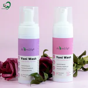 Natural Herbal Vaginal Yoni Feminine Foam Wash Women Hygiene Odor Cleanse Restores PH Balance Products With Rose Lavender