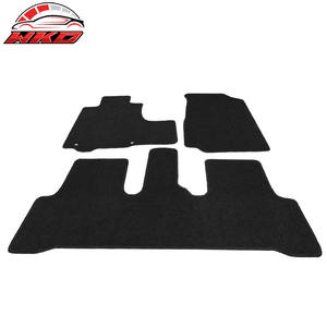 Tapis de sol pour Honda CRV 07-11, 3 pièces, avant et arrière, antidérapants, en velours noir - Product Image 3