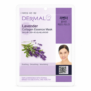 Mascarilla Facial de Esencia de Colágeno con Lavanda Dérmica 23g, Mascarilla Facial para Piel Sensible y Seca - Product Image 1