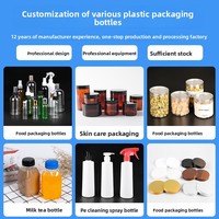 Bouteilles pulvérisatrices plates personnalisées en PE de 350 ml pour l'approvisionnement transfrontalier, vaporisateurs de brume, flacons moussants pour le nettoyage/dégraissage cosmétique
