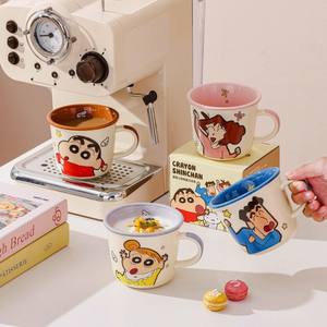 Crayon Shin Chan <b>Ceramic</b> <b>Mug</b> 300ml Cartoon Design With Handle For Family And Gifts - Product Image 2