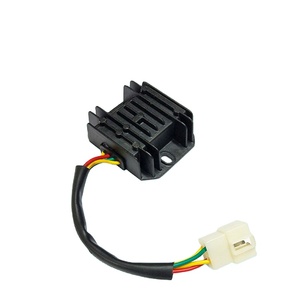 Rectificador Regulador Universal de Aluminio Negro de 12V, 4 Cables y 8 Polos DEJIA de Bajo <span class=keywords><strong>Precio</strong></span>, Calidad Clase A para <span class=keywords><strong>Yamaha</strong></span> <span class=keywords><strong>R1</strong></span>/Zongshen Lifan 1 - Product Image 5