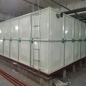 Tanque de Agua de Fibra de Vidrio con Paneles, Fácil de Montar, Gran Capacidad de Almacenamiento, Tanque de Almacenamiento de Alta Resistencia - Product Image 1