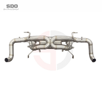 Tuyaux d'échappement en acier inoxydable SD 304 Catback pour Audi R8 V10 5.2L 2016-2024 Système d'échappement silencieux haute performance avec soupape à vide