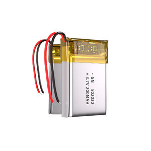 Индивидуальная перезаряжаемая литий-ионная литий-полимерная 3,7 В литий-ионная аккумуляторная батарея OEM 200 мАч - Product Image 5