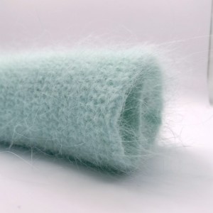 Fil de fourrure de vison Offre Spéciale <span class=keywords><strong>angora</strong></span> 14S/2, 45 couleurs populaires pour la russie, cheveux longs, fil fantaisie en vison, en stock, 70% - Product Image 5