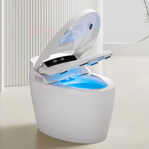 Inodoro Inteligente Eléctrico con Apertura y Descarga Automática por Sensor y Función de Bidet - Product Image 1