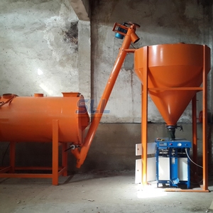 Línea de producción de máquina mezcladora de mortero de cemento seco semiautomático simple planta de mortero de mezcla seca automática - Product Image 2