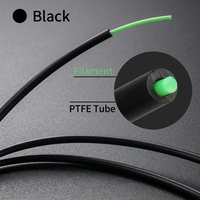 Tube PTFE pour alimentation en filament d'imprimante 3D, 4 mm de diamètre extérieur, 2,5 mm de diamètre intérieur, résistant aux hautes températures, tube Bowden