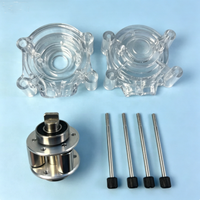 Tête de pompe péristaltique micro-transparente BZ, petite tête de pompe de dosage de liquide pour instrument de laboratoire analytique