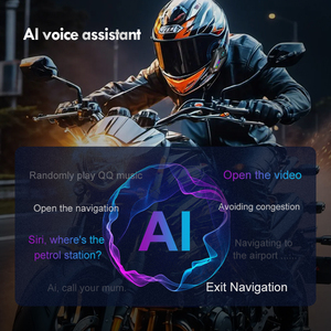 Intercomunicador para casco de motocicleta G8 con asistente de voz AI para 2 conductores - Product Image 6