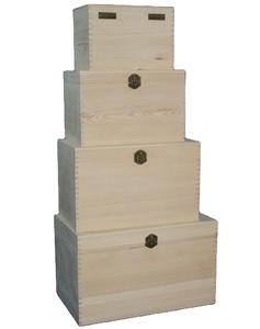 Bộ Lớn Thân Thiện Với Môi Lưu Trữ Nhà Thùng Hộp Sang Trọng Thủ Công Bằng Gỗ Tre Hộp Container Cho Rượu Vang Đồ Trang Sức Đóng Gói - Product Image 6