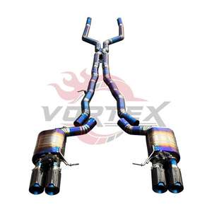 Escape Catback VORTEX Grado 5 Ti Valvetronic para BMW F06/F12/F13 640i/650i 3.0T/4.4T 2011-2018, Puntas Quemadas, Instalación Directa - Product Image 1